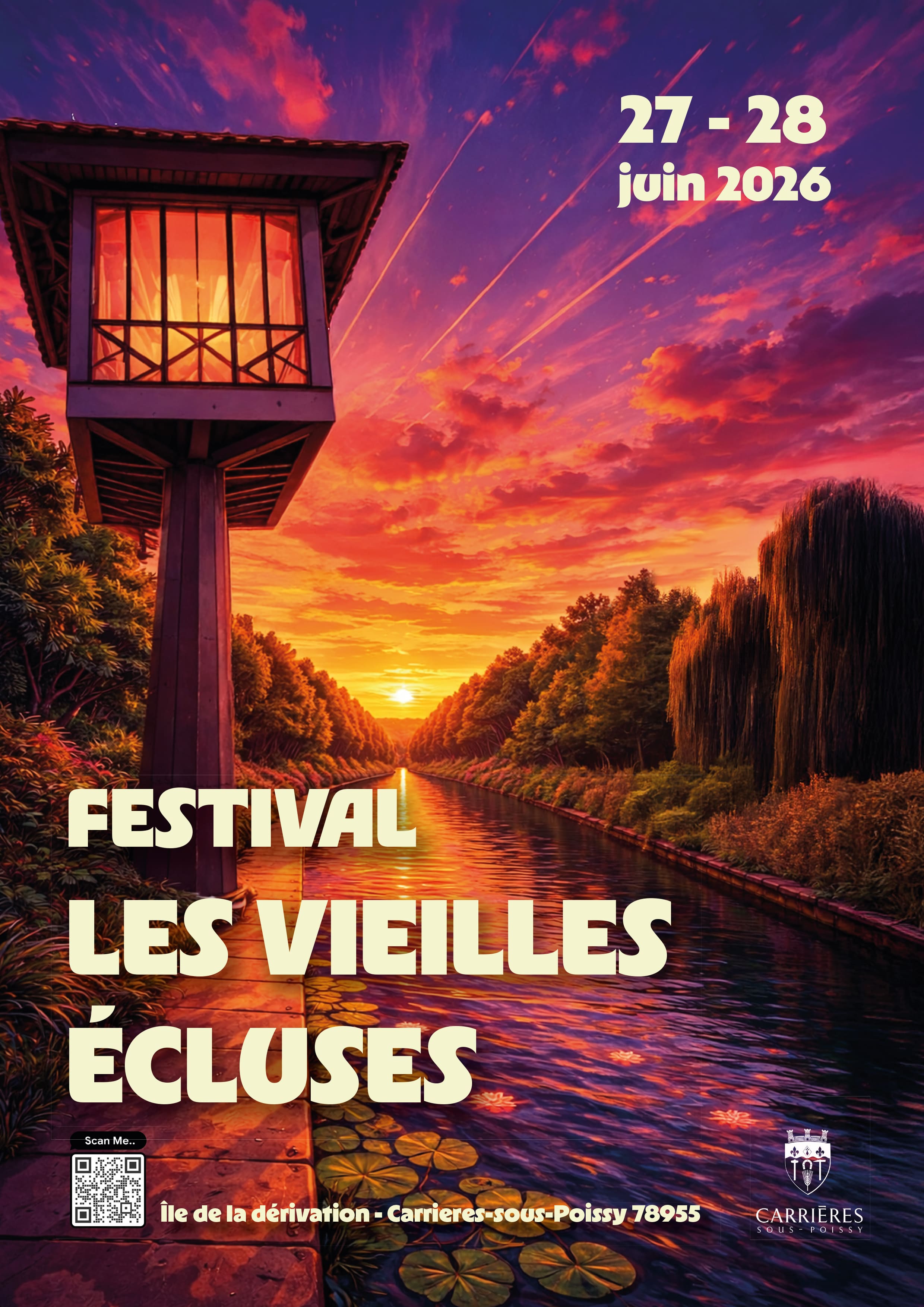 Festival Les Vieilles Ecluses - samedi 27 juin 2026 et dimanche 28 juin 2026 sur l'Ile de la Dérivation à Carrières-sous-Poissy 7895